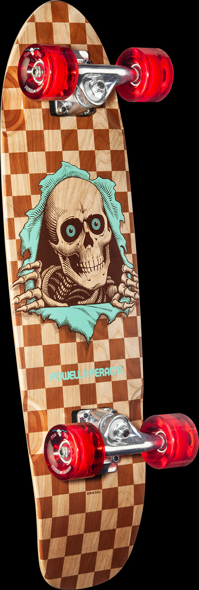 Powell Peralta Sidewalk Surfer Natural Checker Ripper Birch
