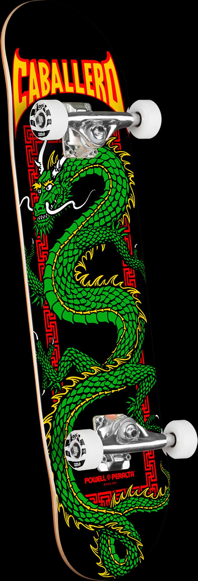 Powell Peralta Cab Chinese Dragon Birch Skateboard Complete Black