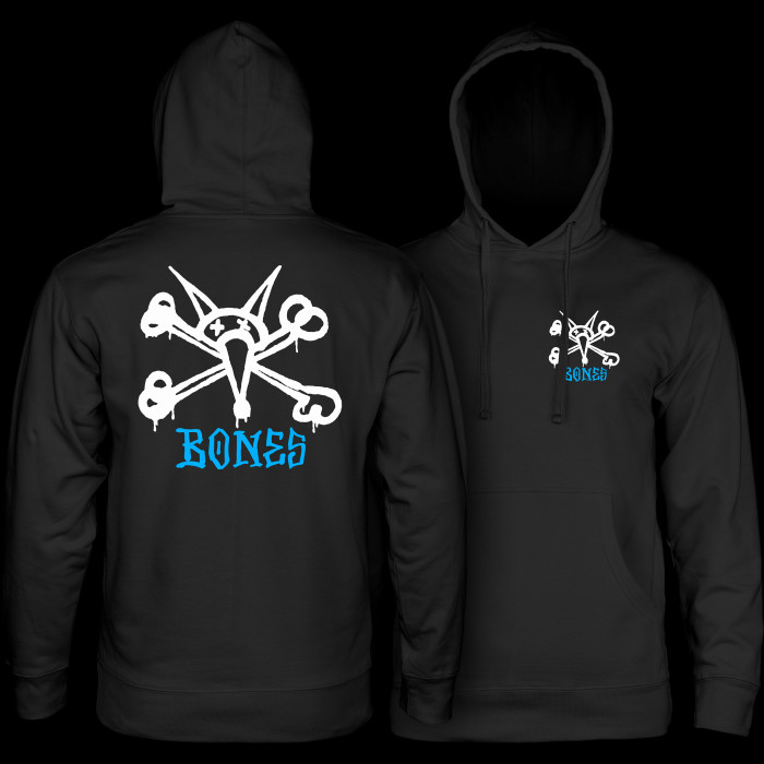 Powell Peralta Rat Bones Hooded Sweatshirt Black - Powell-Peralta®