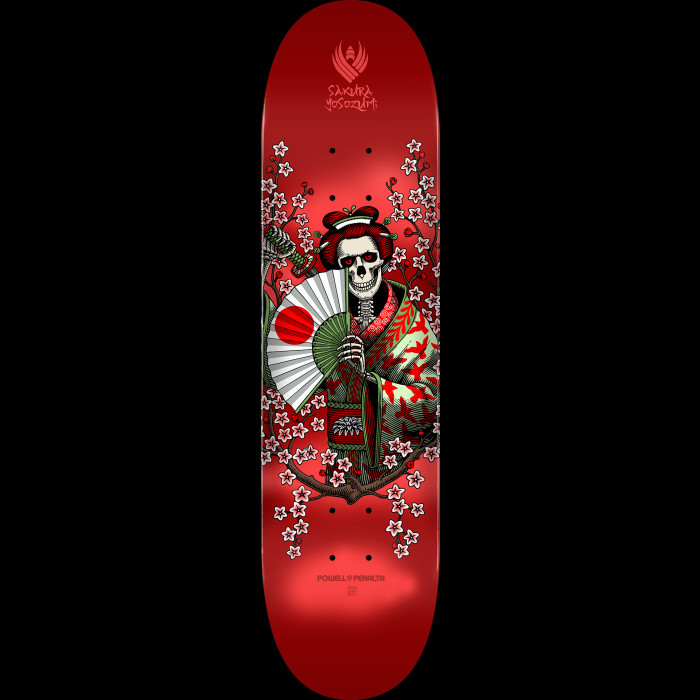 Powell Peralta Pro Flight® Yosozumi Samurai Red Skateboard Deck