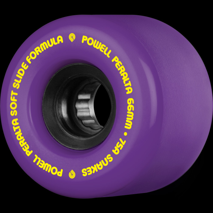 Powell Peralta Snakes Skateboard Wheels 66mm 75A 4pk Purple