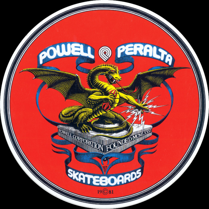 Powell Peralta Banner Dragon Sticker (Single) - Powell-Peralta®