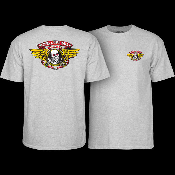 Powell Peralta Winged Ripper T-shirt - Gray - Powell-Peralta®
