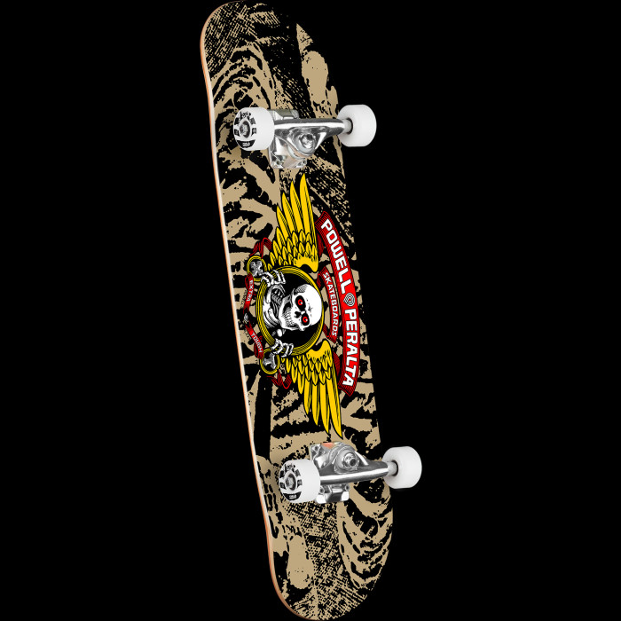 スケートボード 80s Powell Peralte skateboard complete Powell Peralta Winged Ripper Birch Complete Skateboard Khaki/Black