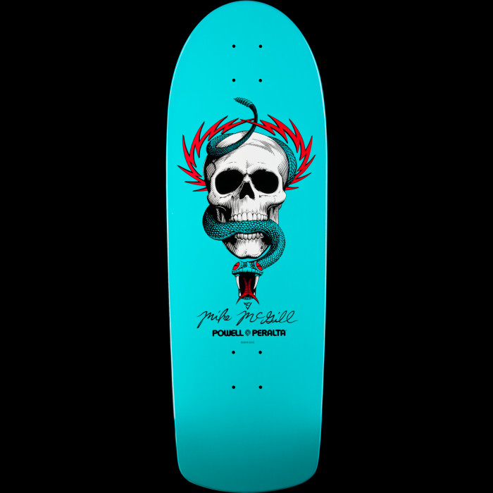 Powell Peralta Mike McGill Skull and Snake Turquoise Skateboard
