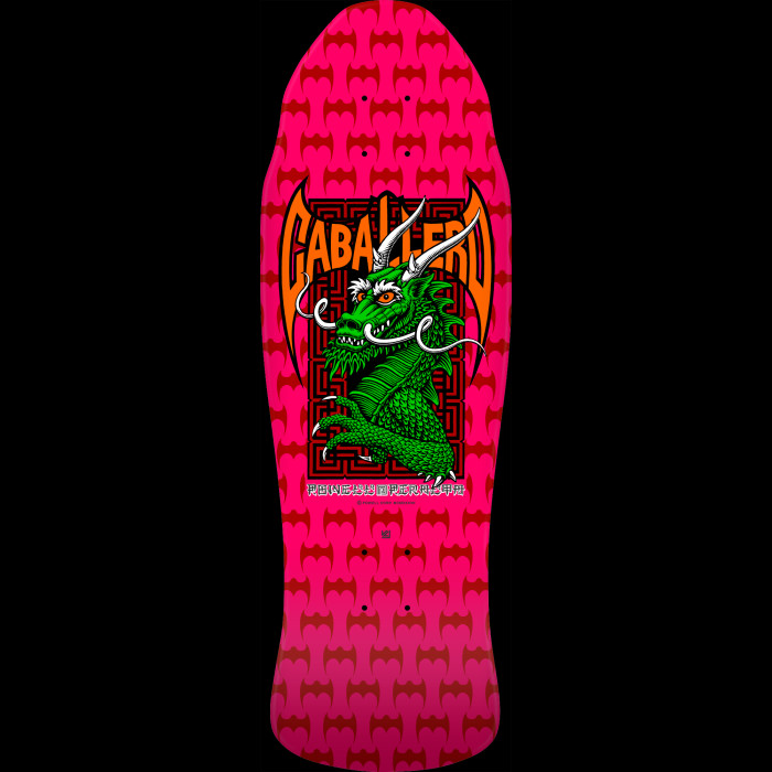 Powell Peralta Pro Steve Caballero Street Skateboard Deck Hot Pink