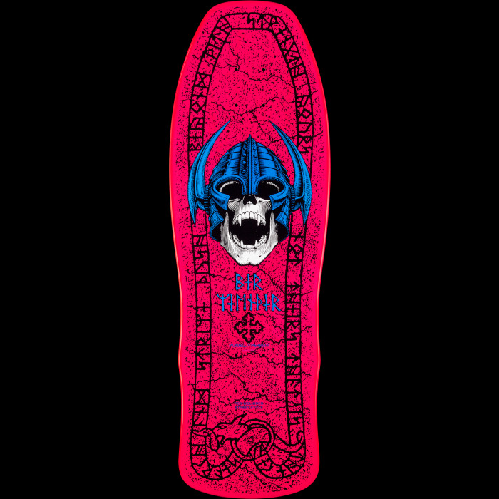 Powell Peralta Welinder Nordic Skull Skateboard Deck Pink