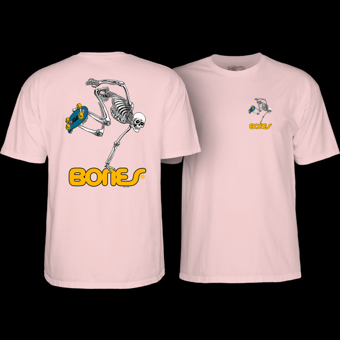 スケートボード Powell 1997 ChineseBones print S/S Tee Powell Peralta Skateboarding Skeleton YOUTH T-shirt - Light Pink