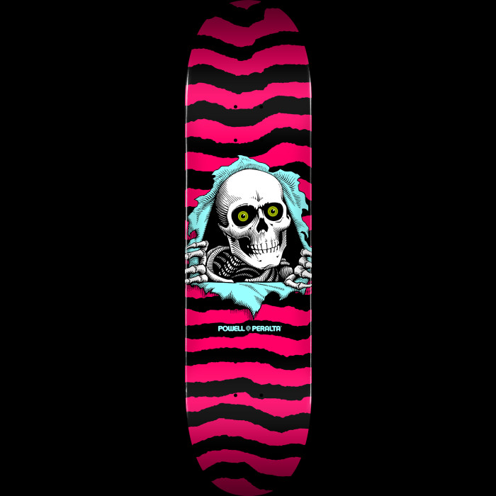 Powell Peralta Ripper Skateboard Deck Hot Pink - Shape 242 - 8 x