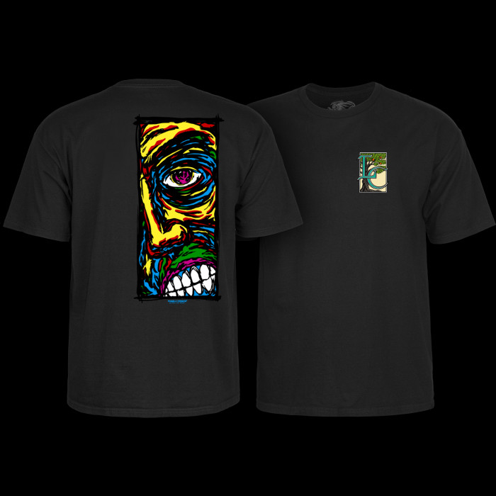 Powell Peralta Lance Conklin Face T-Shirt Black - Powell-Peralta®