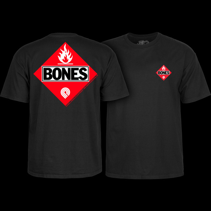 The BONEZ EMBLEM LOGO TEE 【BLACK】 Jackass Logo Warning Black T-Shirt New | eBay