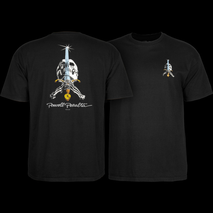 Powell Peralta Skull & Sword T-shirt - Black - Powell-Peralta®