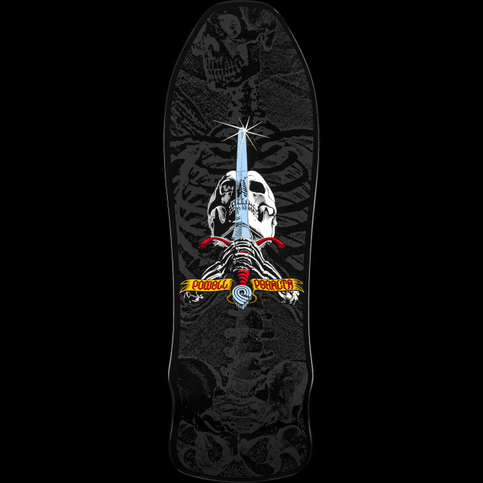 Powell Peralta Gee Gah Skull and Sword Skateboard Deck - 9.75 x 30