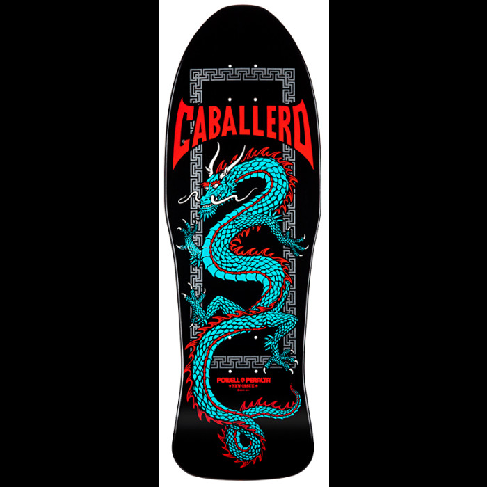Powell Peralta Caballero Chinese Dragon Black Skateboard Deck - 10