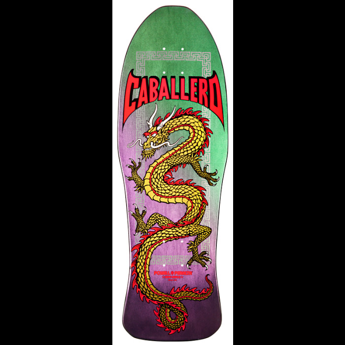 Powell Peralta Pro Caballero Chinese Dragon Purple Skateboard Deck