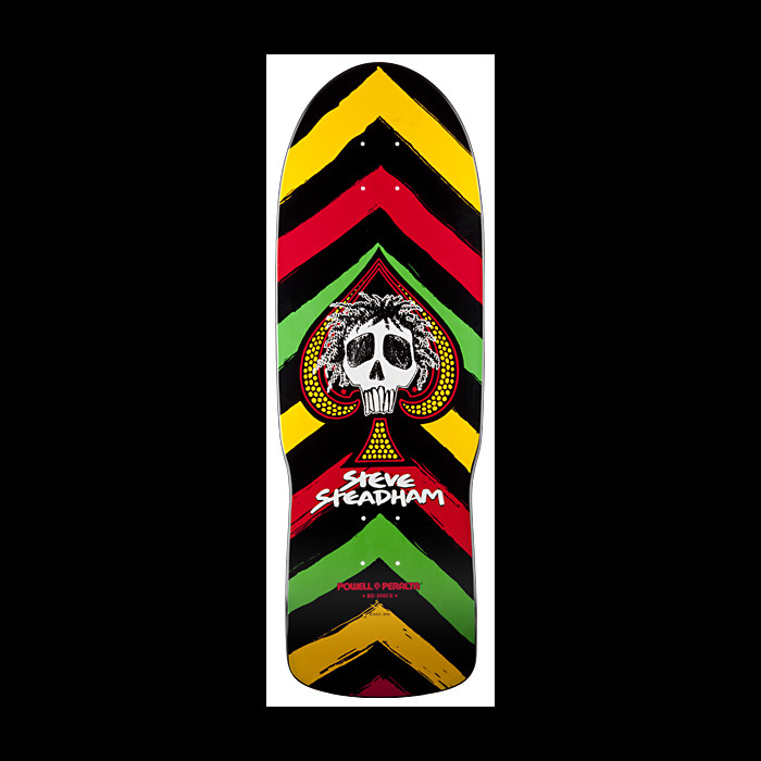 Powell Peralta Steve Steadham Skull n Spade Skateboard Deck - 10 x