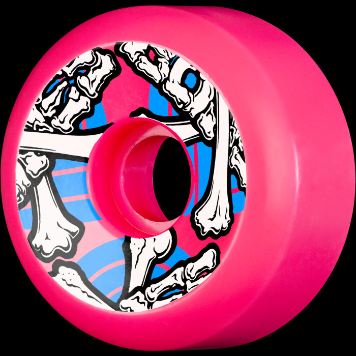 Powell Peralta Cross Bones Skateboard Wheels 64mm 97a - Pink (4