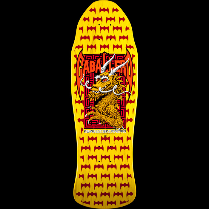 Powell Peralta Caballero Street Skateboard Deck Yellow - 9.625 x