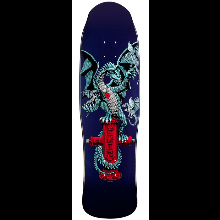 Powell Peralta Hydrant Dragon Skateboard Deck - 9.125 x 32.5
