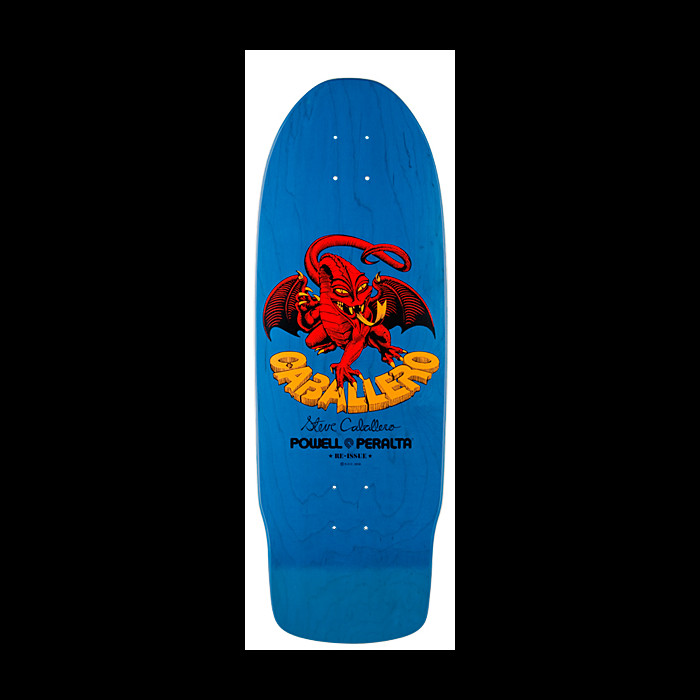 Powell Peralta Caballero Dragon II Skateboard Deck Blue - 10 x