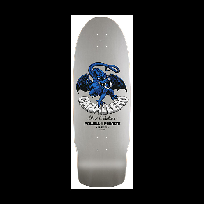 Powell Peralta Steve Caballero Dragon II Skateboard Deck Silver
