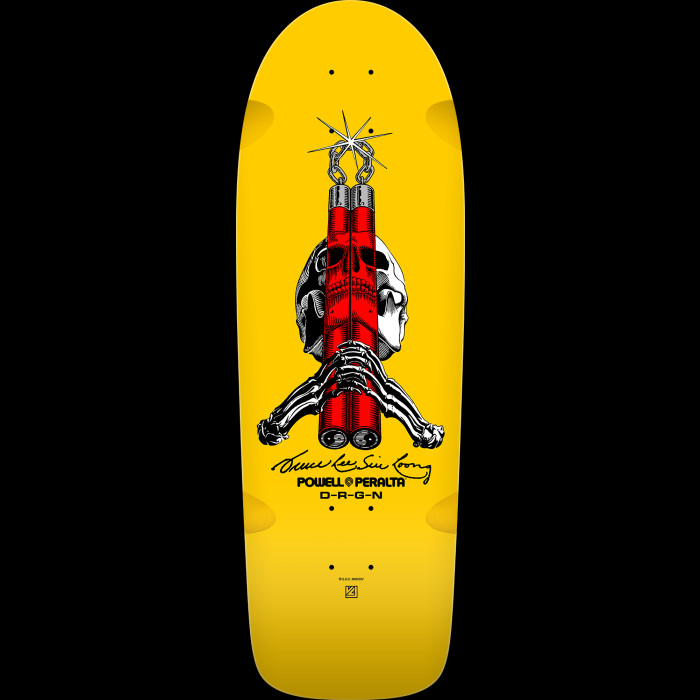 スケートボード POWELL PERALTA Powell Peralta Skull & Nunchucks Bruce Lee Collab Skateboard