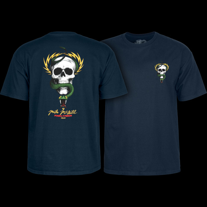 Powell Peralta Mike McGill Skull & Snake T-shirt - Navy - Powell