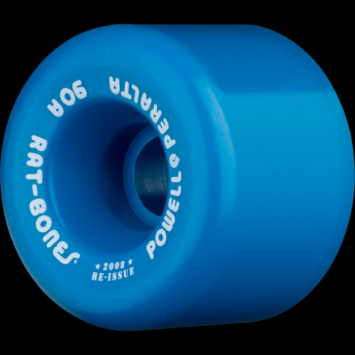 Powell Peralta Rat Bones Skateboard Wheels 60mm 90a - Blue (4 pack