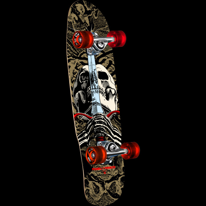Powell Peralta Mini Skull & Sword Gold Birch Complete Skateboard