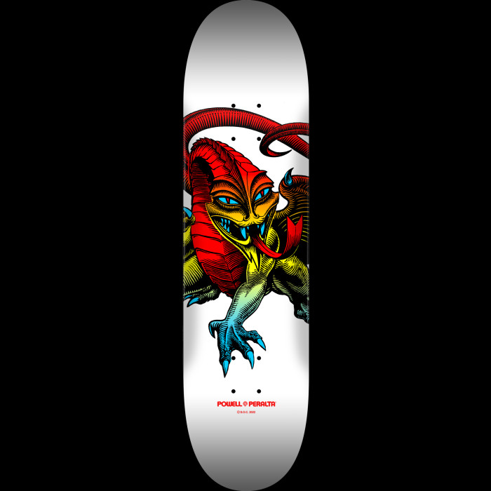 Powell Peralta Cab Dragon Skateboard Deck Yellow Fade / White