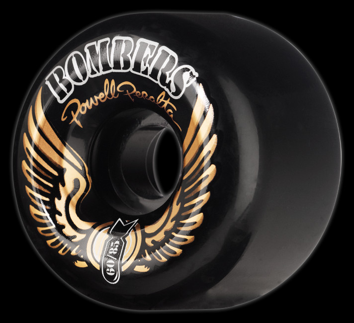 Powell Peralta Bombers 60mm 85a - Black (4 pack) - Powell-Peralta®