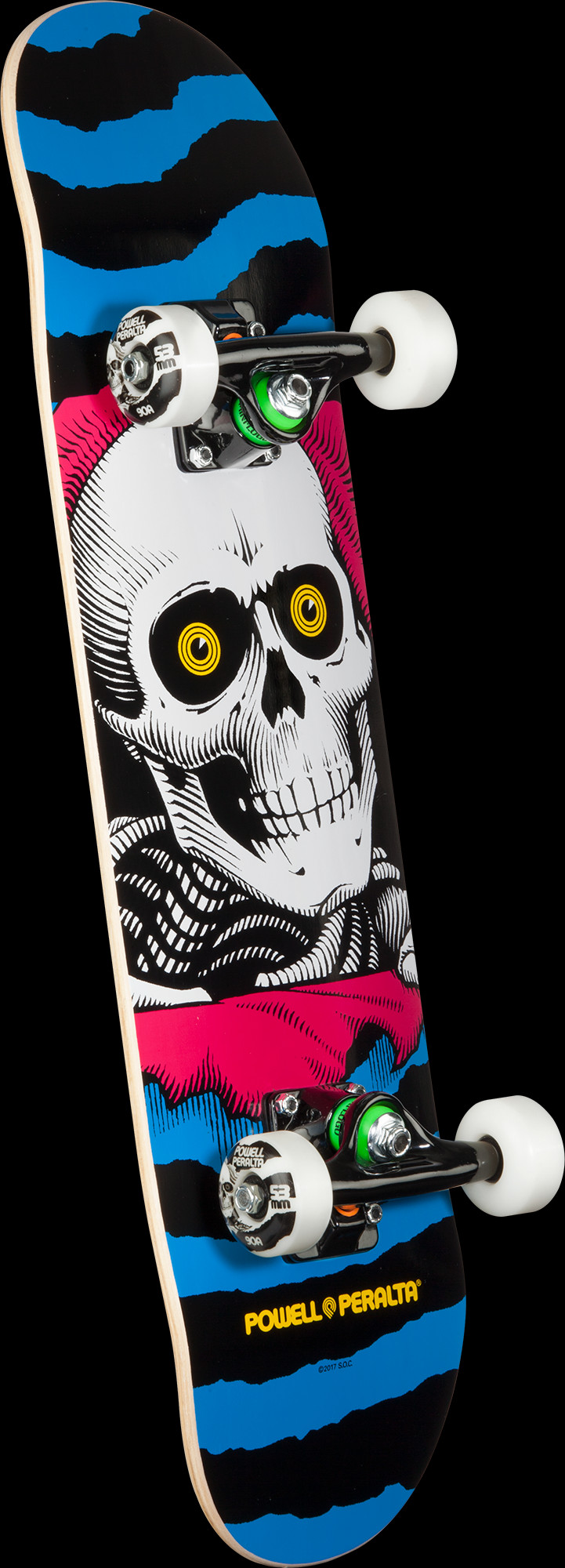 新品 POWELL PERALTA RIPPER DECK 7 inc パウエル Powell Peralta Skateboard Complete Ripper Yellow Stain/Red 7.75