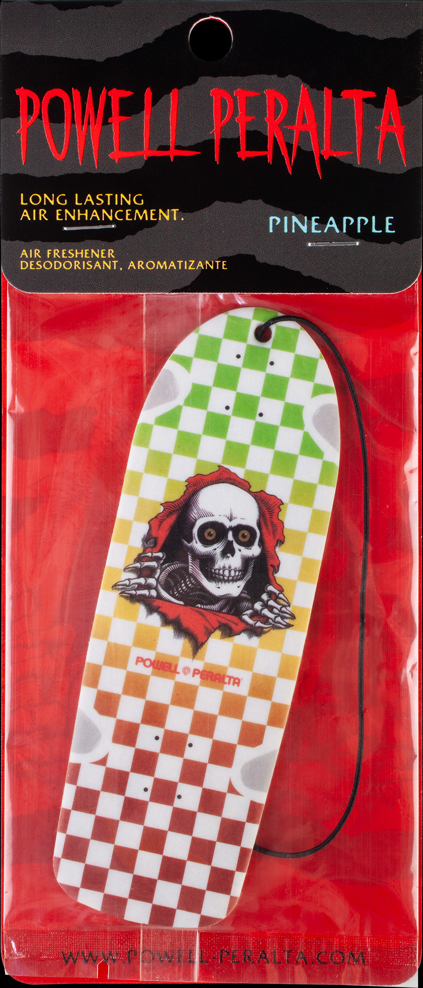 Powell Peralta Ripper Checker Rasta Fade Air Freshener