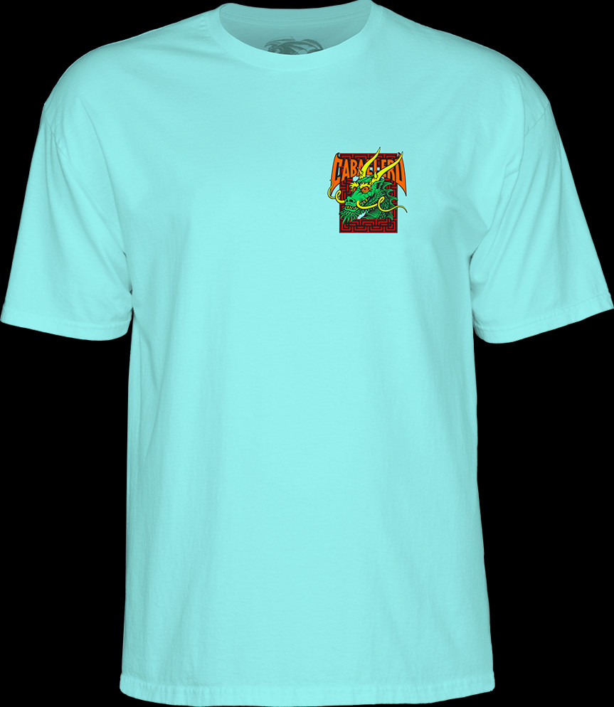 Powell Peralta Steve Caballero Street Dragon T-shirt Celadon Photo #1 ...